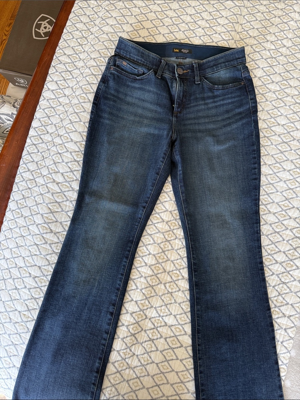 Lee Women's Dark Blue Bootcut Jeans